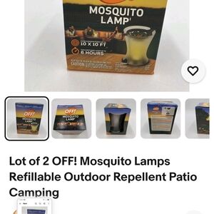 Mosquito Lamp Refillable Outdoor Repellent